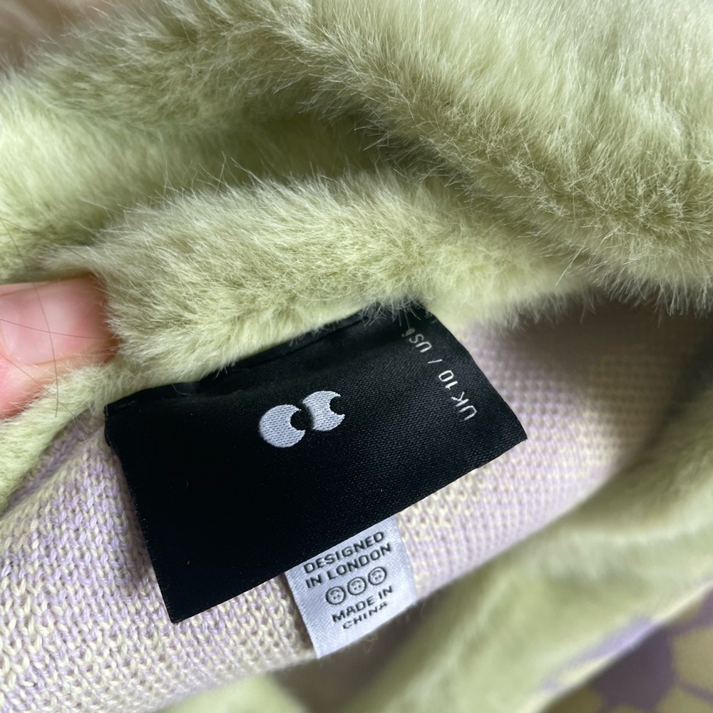 Lazy Oaf Sweaters Lazy Oaf Flower Repeat Furry Ca… - image 6